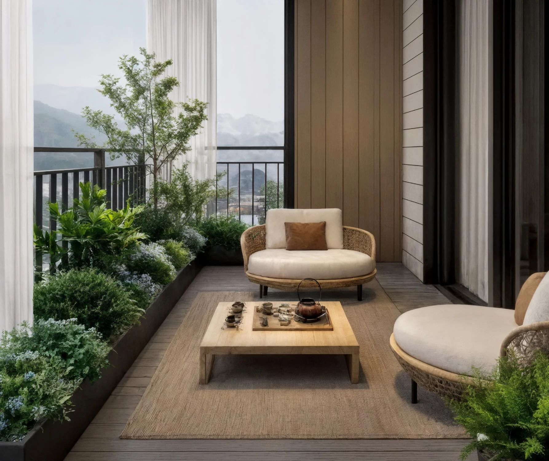 Sky Garden — ban công xanh căn hộ Greenera Southmark